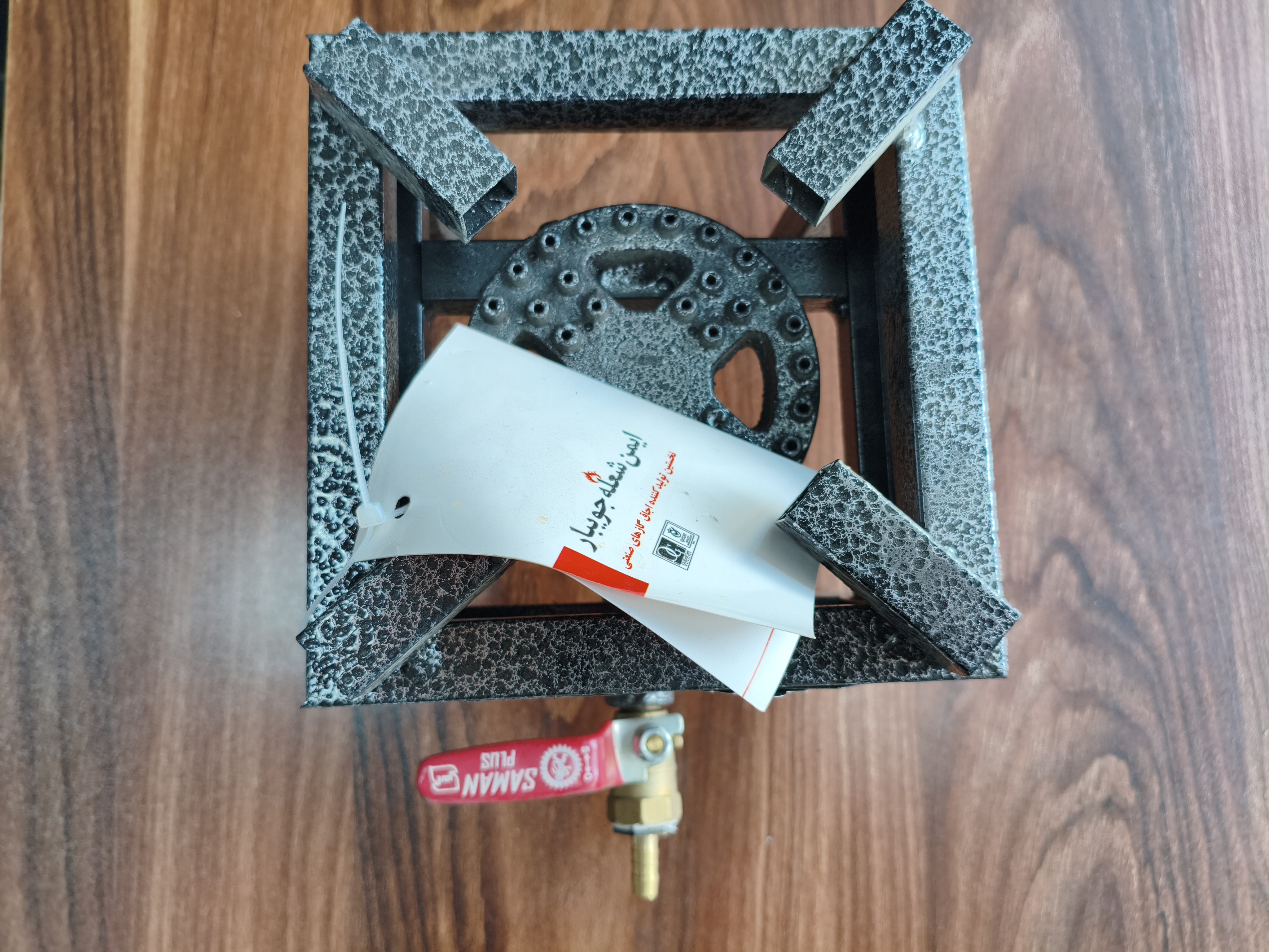 اجاق گاز تک شعله سایز30*30برند جویبار
